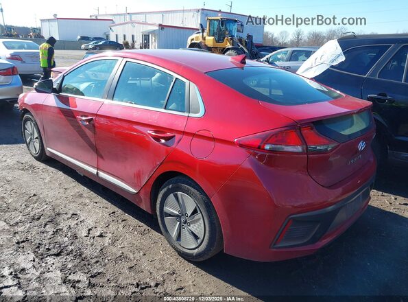 KMHC75LCXNU285586 2022 HYUNDAI IONIQ HYBRID Красный Задняя левая четверть