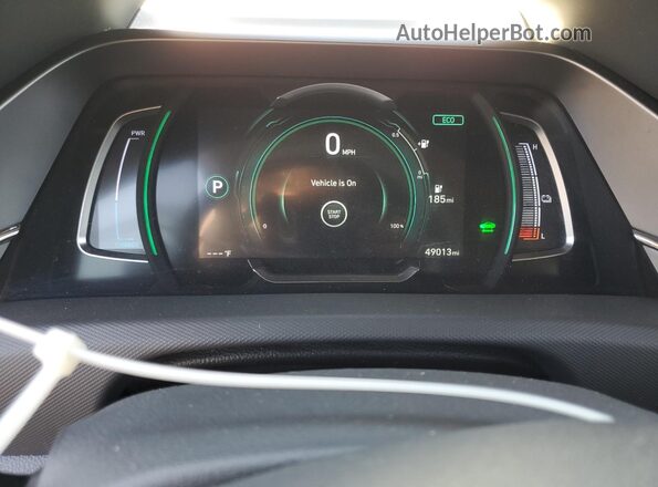 KMHC75LJ4MU081752 2021 HYUNDAI IONIQ Black Vista del cuadro de instrumentos