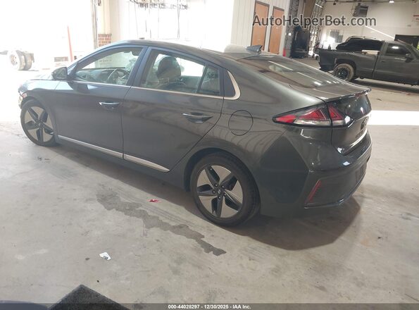 KMHC85LC2MU259351 2021 HYUNDAI IONIQ HYBRID Серый Задняя левая четверть