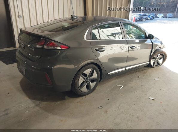 KMHC85LC2MU259351 2021 HYUNDAI IONIQ HYBRID Серый Задняя правая четверть