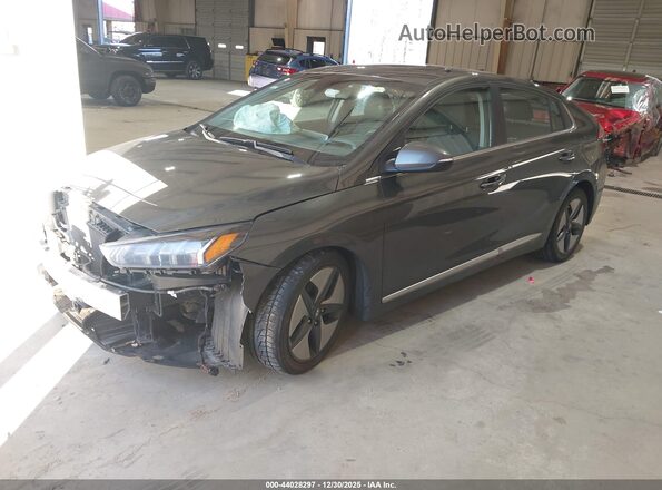 KMHC85LC2MU259351 2021 HYUNDAI IONIQ HYBRID Серый Передняя левая четверть