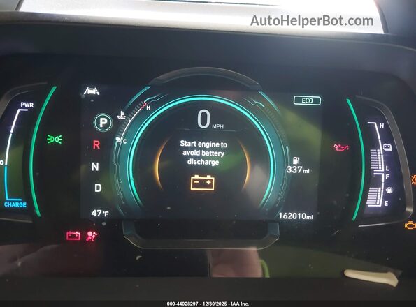 KMHC85LC2MU259351 2021 HYUNDAI IONIQ HYBRID Серый Вид задних сидений