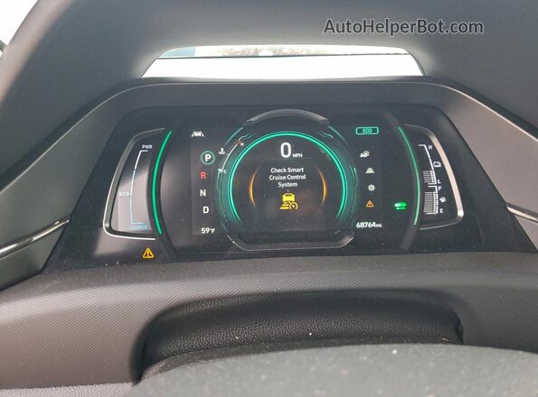 KMHC85LC3MU259679 2021 HYUNDAI IONIQ White Вид щитка приладів