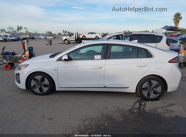 KMHC85LC4LU239777 2020 HYUNDAI IONIQ HYBRID White Սալոնի 360 աստիճան տեսք