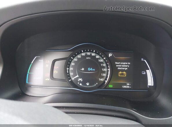 KMHC85LC7KU137372 2019 HYUNDAI IONIQ HYBRID Красный Вид задних сидений