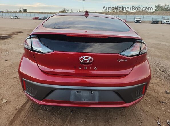 KMHC85LC7NU282772 2022 HYUNDAI IONIQ Red Widok z tyłu