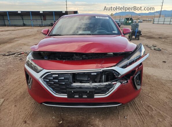 KMHC85LC7NU282772 2022 HYUNDAI IONIQ Red Widok z przodu