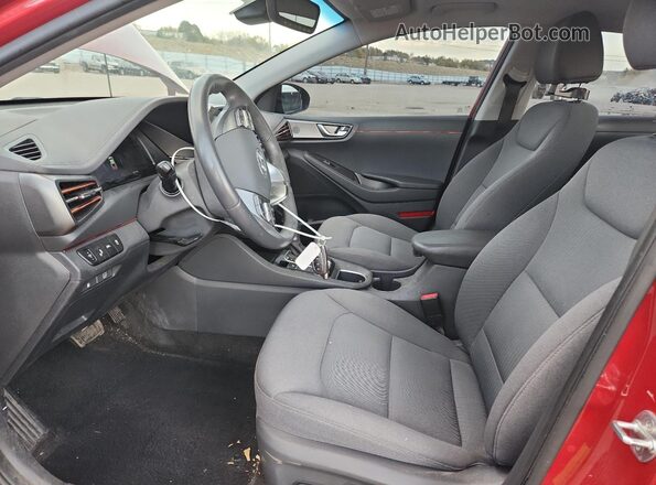 KMHC85LC7NU282772 2022 HYUNDAI IONIQ Red Widok wnętrza z przodu