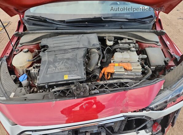 KMHC85LC7NU282772 2022 HYUNDAI IONIQ Red Widok wnętrza z tyłu