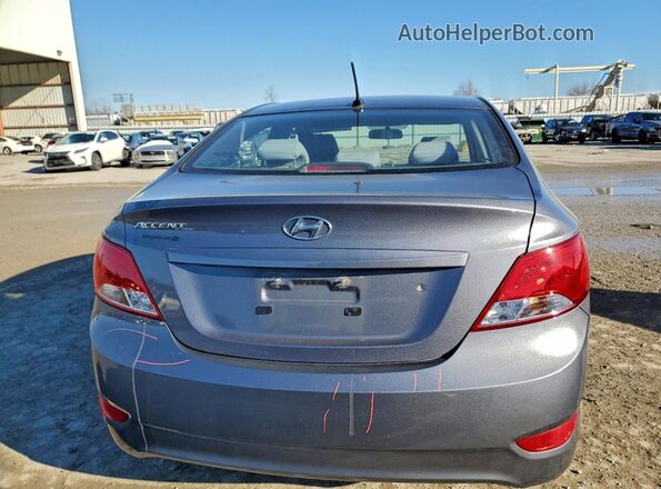 KMHCT4AE2HU267775 2017 HYUNDAI ACCENT Серый Вид сзади