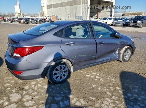 KMHCT4AE2HU267775 2017 HYUNDAI ACCENT Серый Задняя правая четверть