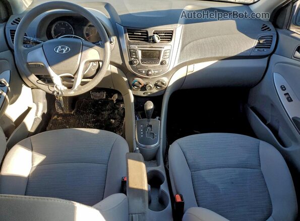 KMHCT4AE2HU267775 2017 HYUNDAI ACCENT Серый Вид панели приборов