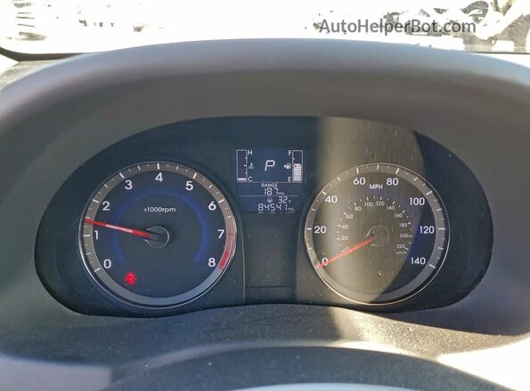 KMHCT4AE2HU267775 2017 HYUNDAI ACCENT Серый Вид щитка приборов