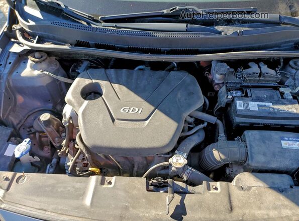 KMHCT4AE2HU267775 2017 HYUNDAI ACCENT Серый Вид задней части салона