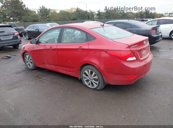 KMHCT4AE2HU279358 2017 HYUNDAI ACCENT Красный Задняя левая четверть