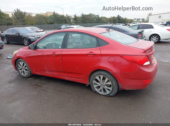 KMHCT4AE2HU279358 2017 HYUNDAI ACCENT Красный Панорамный вид салона 360°