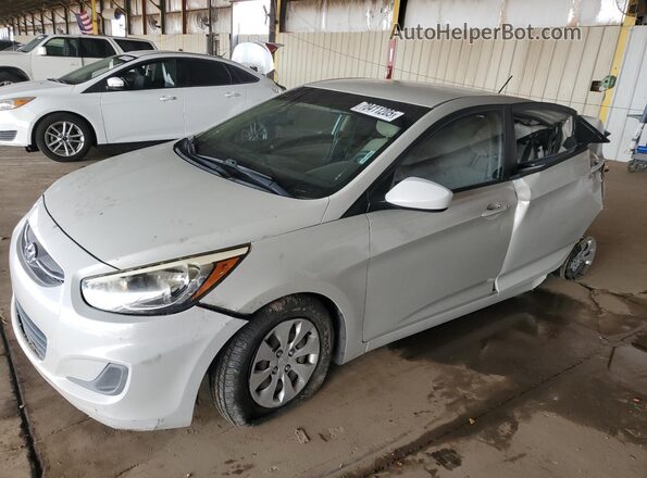 KMHCT4AE5GU033225 2016 HYUNDAI ACCENT White Vista tres cuartos delantera izquierda