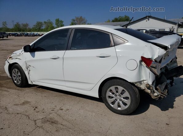 KMHCT4AE6GU956670 2016 HYUNDAI ACCENT White Հետևի ձախ