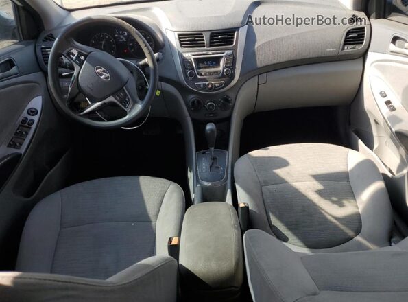 KMHCT4AE6GU956670 2016 HYUNDAI ACCENT White Առջևի վահանակի տեսք