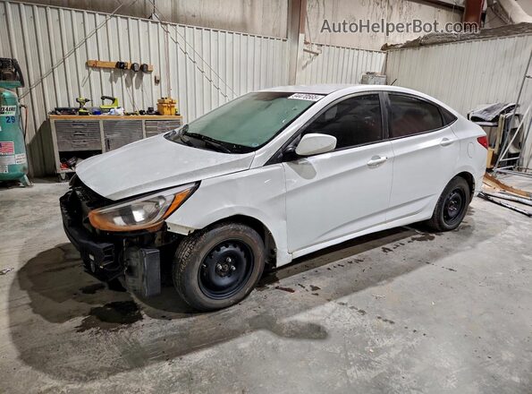 KMHCT4AE8HU274181 2017 HYUNDAI ACCENT Белый Передняя левая четверть