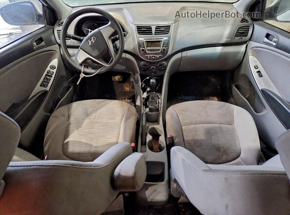 KMHCT4AE8HU274181 2017 HYUNDAI ACCENT Белый Вид панели приборов
