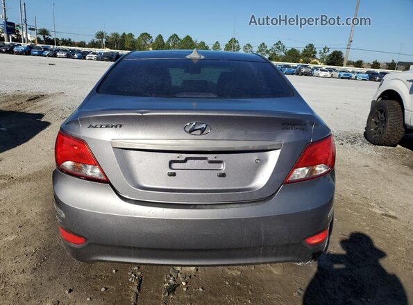 KMHCT4AEXGU019661 2016 HYUNDAI ACCENT Серый Вид сзади