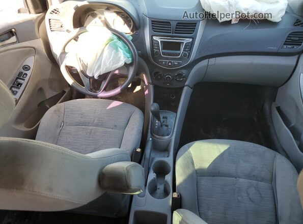 KMHCT4AEXGU019661 2016 HYUNDAI ACCENT Серый Вид панели приборов