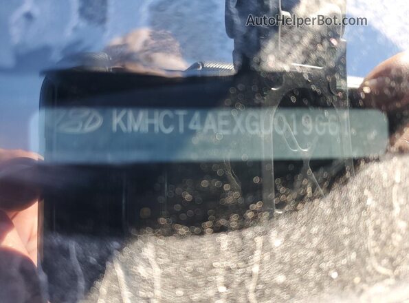 KMHCT4AEXGU019661 2016 HYUNDAI ACCENT Серый Вид подкапотного пространства