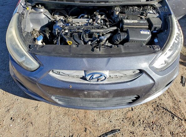 KMHCT5AEXGU287180 2016 HYUNDAI ACCENT Charcoal Вид задньої частини салону