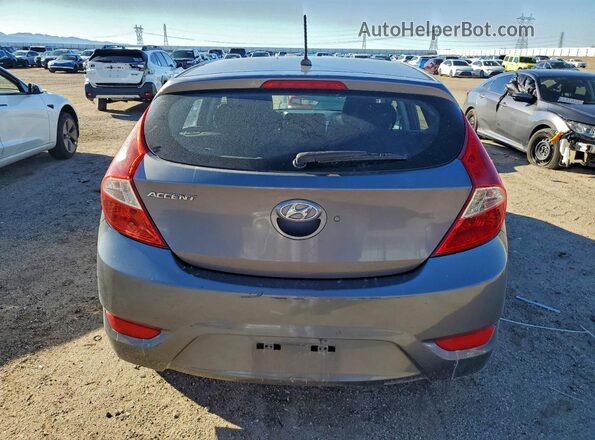 KMHCT5AEXGU287180 2016 HYUNDAI ACCENT Charcoal Вид ззаду