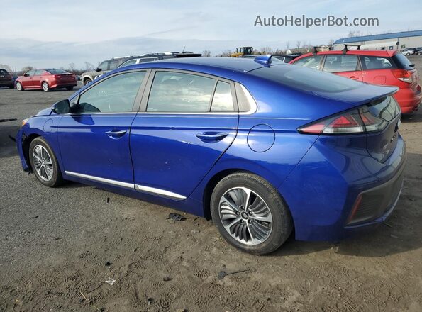 KMHCX5LD1MU260423 2021 HYUNDAI IONIQ Синий Задняя левая четверть