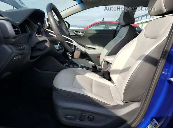 KMHCX5LD1MU260423 2021 HYUNDAI IONIQ Синий Вид салона спереди