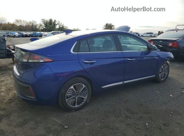 KMHCX5LD1MU260423 2021 HYUNDAI IONIQ Синий Задняя правая четверть