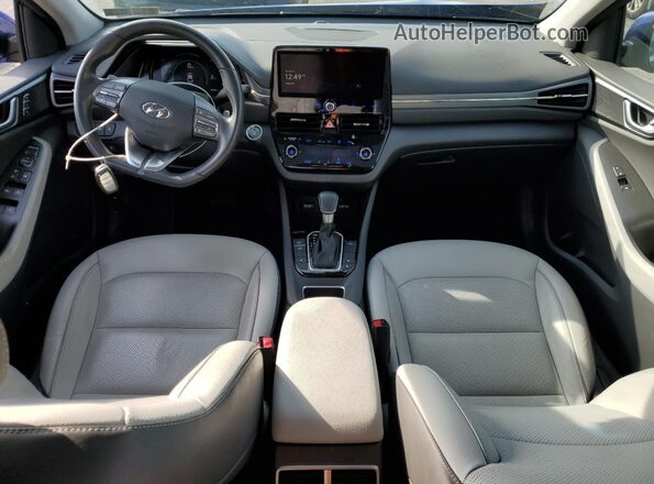 KMHCX5LD1MU260423 2021 HYUNDAI IONIQ Синий Вид панели приборов