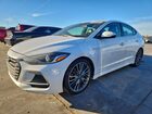 2017 Hyundai Elantra Sport White vin: KMHD04LB4HU322792