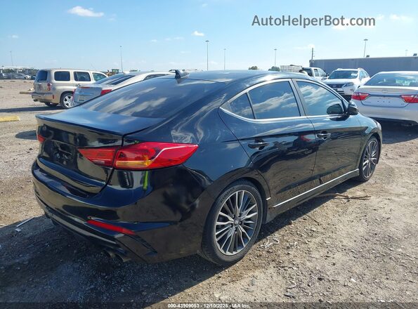 KMHD04LB6HU338489 2017 HYUNDAI ELANTRA Black Rear right