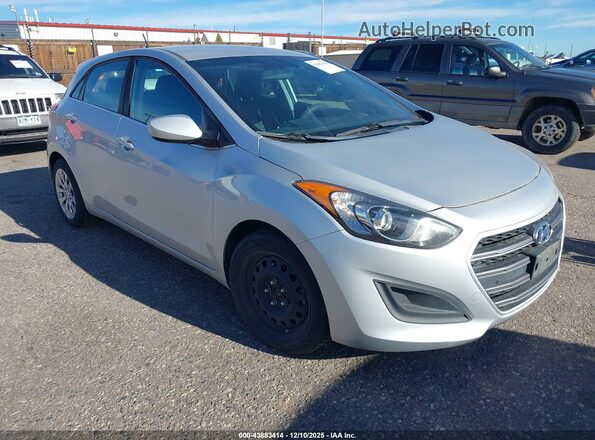KMHD35LH3HU349936 2017 HYUNDAI ELANTRA GT Серебряный Передняя правая четверть