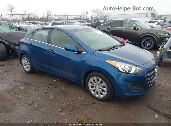 KMHD35LH4GU286294 2016 HYUNDAI ELANTRA GT Синий Передняя правая четверть