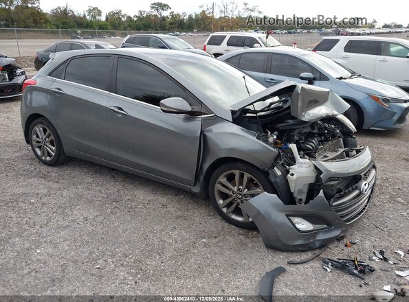 KMHD35LH4GU307340 2016 HYUNDAI ELANTRA GT Серый Передняя правая четверть