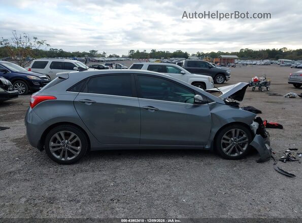 KMHD35LH4GU307340 2016 HYUNDAI ELANTRA GT Серый Вид задней части салона