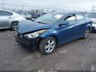2016 Hyundai Elantra Value Edition Синий vin: KMHDH4AE4GU645356