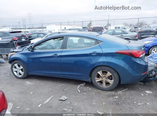 KMHDH4AE4GU645356 2016 HYUNDAI ELANTRA Синий 