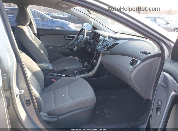 KMHDH4AEXGU483328 2016 HYUNDAI ELANTRA Серебряный Вид салона спереди