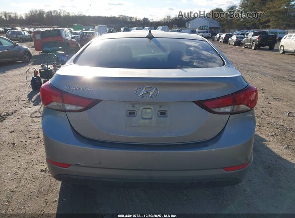 KMHDH4AEXGU483328 2016 HYUNDAI ELANTRA Серебряный 
