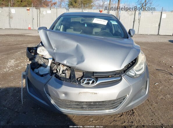 KMHDH4AEXGU483328 2016 HYUNDAI ELANTRA Серебряный Вид щитка приборов