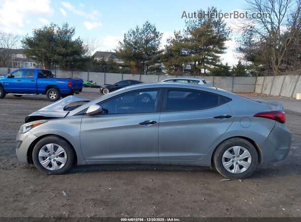 KMHDH4AEXGU483328 2016 HYUNDAI ELANTRA Серебряный Панорамный вид салона 360°