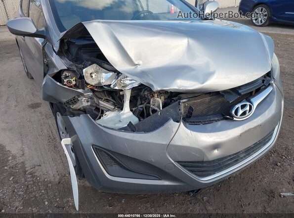 KMHDH4AEXGU483328 2016 HYUNDAI ELANTRA Серебряный Вид спереди