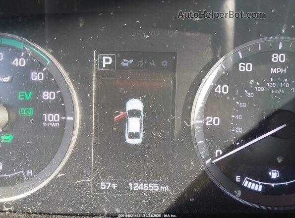 KMHE24L17GA010651 2016 HYUNDAI SONATA HYBRID Серебряный 