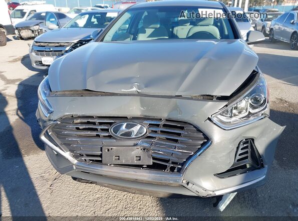 KMHE24L33KA093599 2019 HYUNDAI SONATA HYBRID Серый Вид спереди