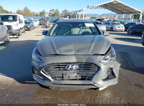 KMHE24L33KA093599 2019 HYUNDAI SONATA HYBRID Серый Вид щитка приборов